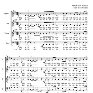 Fjärilen - SATB