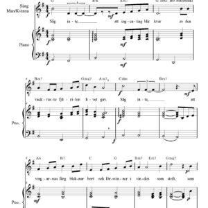 Fjärilen - Sång o piano
