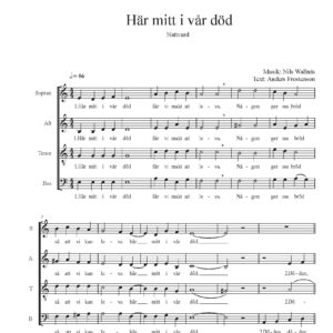 Här mitt i vår död