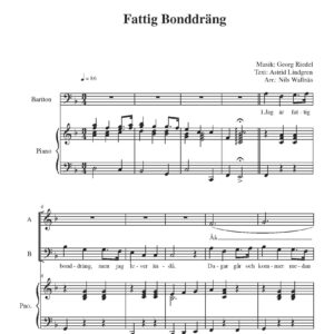 Fattig bonddräng